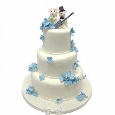 S-20 Свадебный торт "Влюбленные мышки"