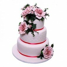 S-22 Свадебный торт "Розовое волшебство"