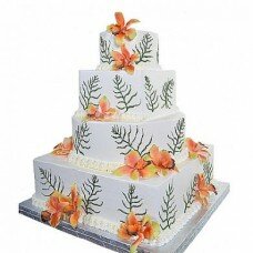 S-33 Свадебный торт "Цветочное танго"