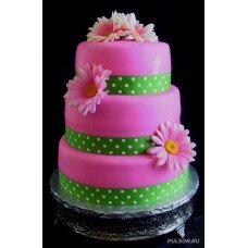 S-46 Свадебный торт "Розовое очарование"