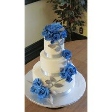 S-77 Свадебный торт "Неотразимость синего"